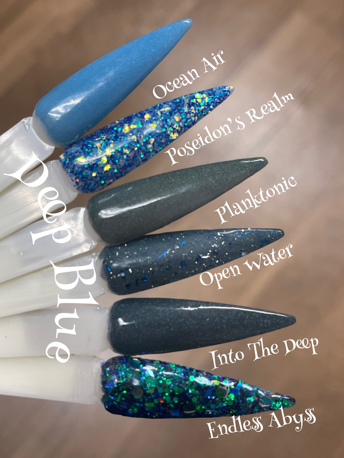 Deep Blue Full Set (6- 0.25 oz)