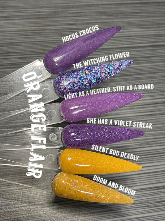 Full Collection of Orange Flair (set of 6 - 0.25 minis)